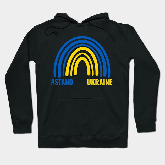 Stand With Ukraine Hoodie by BK55